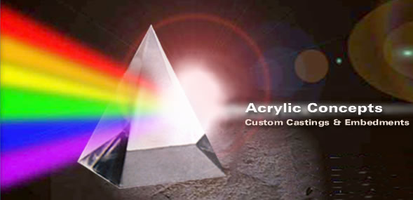 Acrylic Castings Embedments